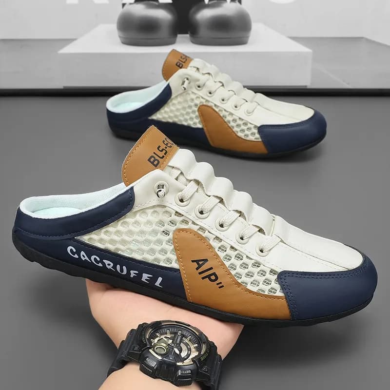 Brand protection 2026 new men's lightweight non-slip breathable wear-resistant running sports fashion versatile casual shoes