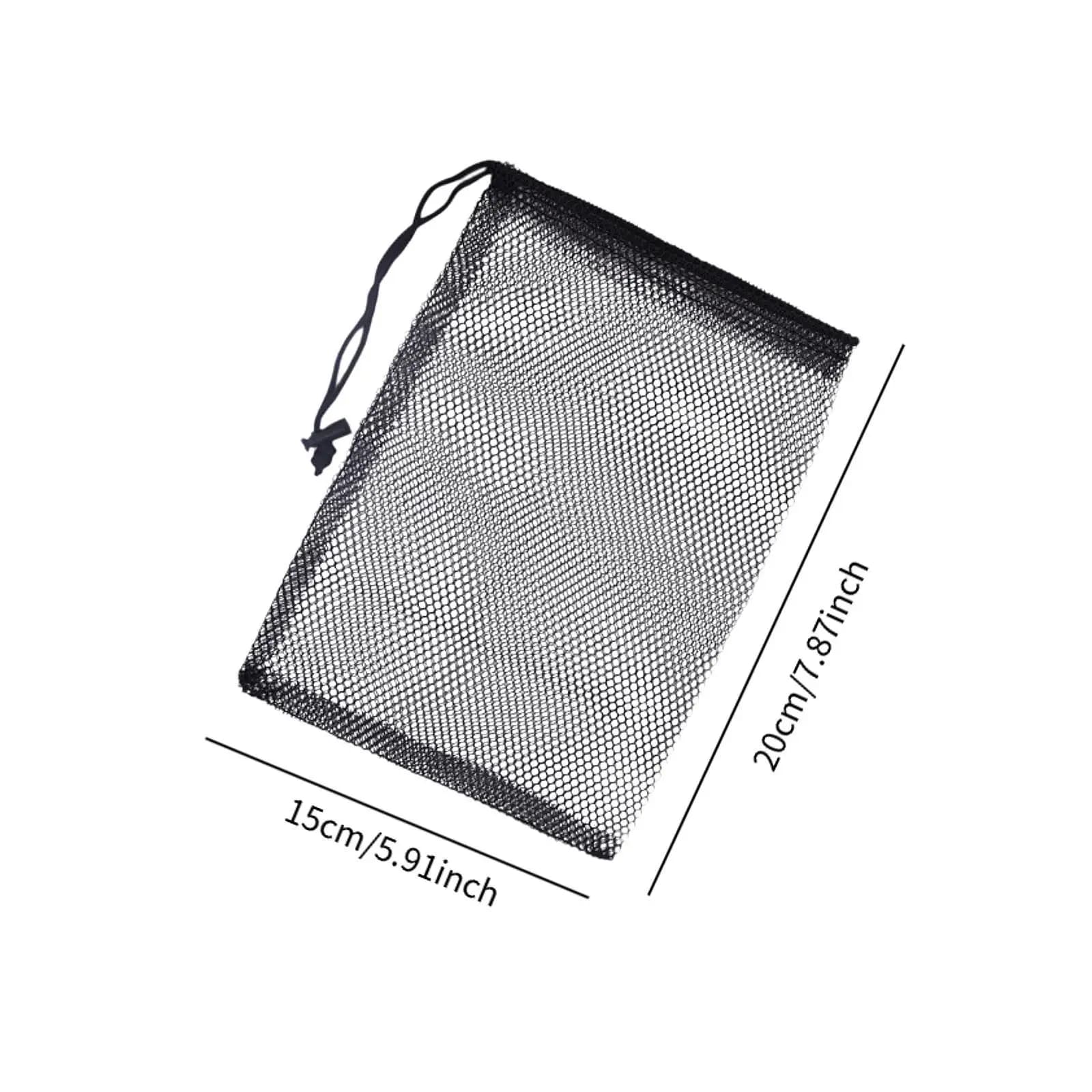 Borsa a rete per palline da golf, accessori neri, borsa a rete professionale, rete sportiva