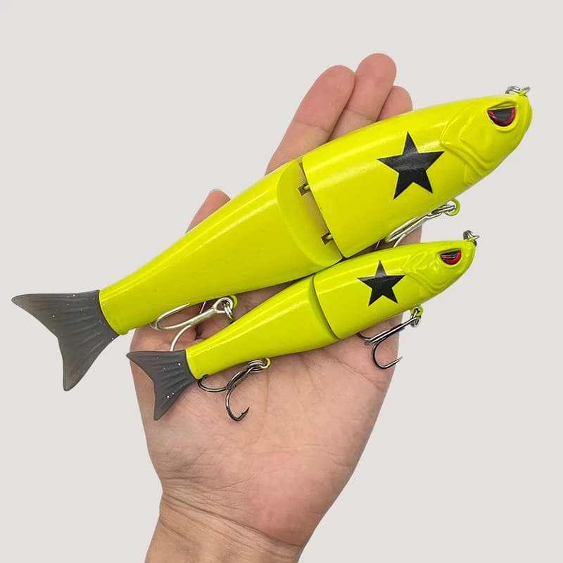 Swimbait Set di esche grandi Pesca Balam Lure 115/175mm Pazzo Pesca in mare Richiamo duro Esche snodabili giganti Leurre leurre balam