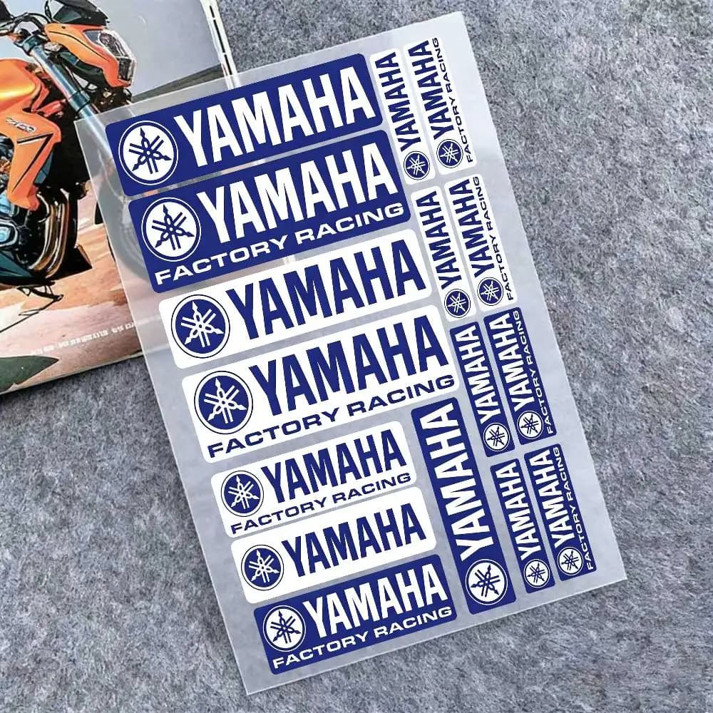 For Yamaha Reflective Motorcycle Stickers, 3M Safety Warning At Night In The Dark Scooter Helmets