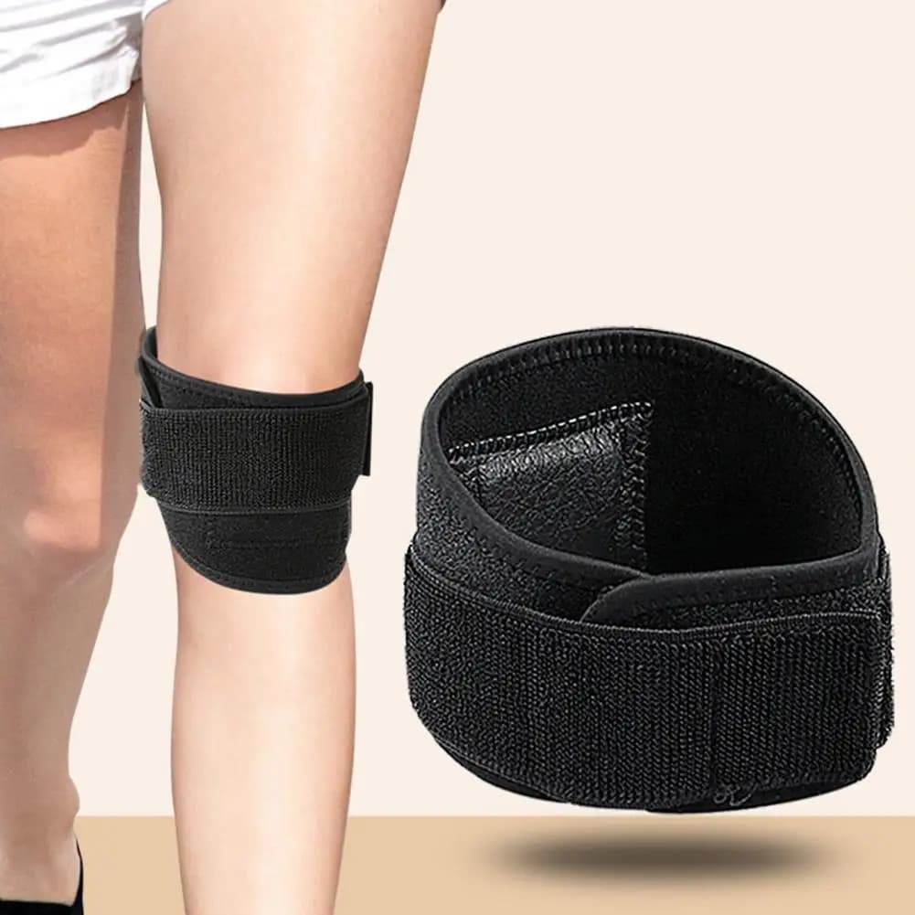 Nastro di fissaggio per tendine rotuleo Nastro di fissaggio Stabilizzatore rotuleo Fascia di supporto Ginocchiera Cuscinetto rotuleo Cinghia per ginocchio Protezione per ginocchio