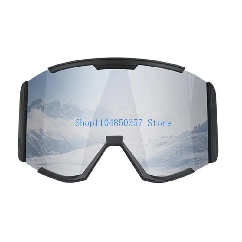 5asd Snowboard Protezioni UV Lenti antiappannamento Occhiali da neve Occhiali da pattinaggio per visione ampia