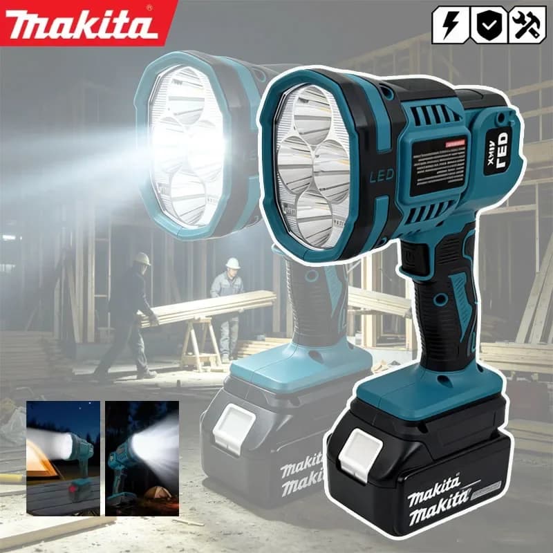 Makita Cordless LED Flashlight Work Light Portable Lantern-Emergency Lamp For BL1830 BL1840 Battery Car Repair Camping