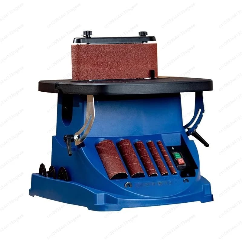 Levigatrice a nastro abrasiva elettrica portatile per la lavorazione del legno con mandrino oscillante per levigare e lucidare
