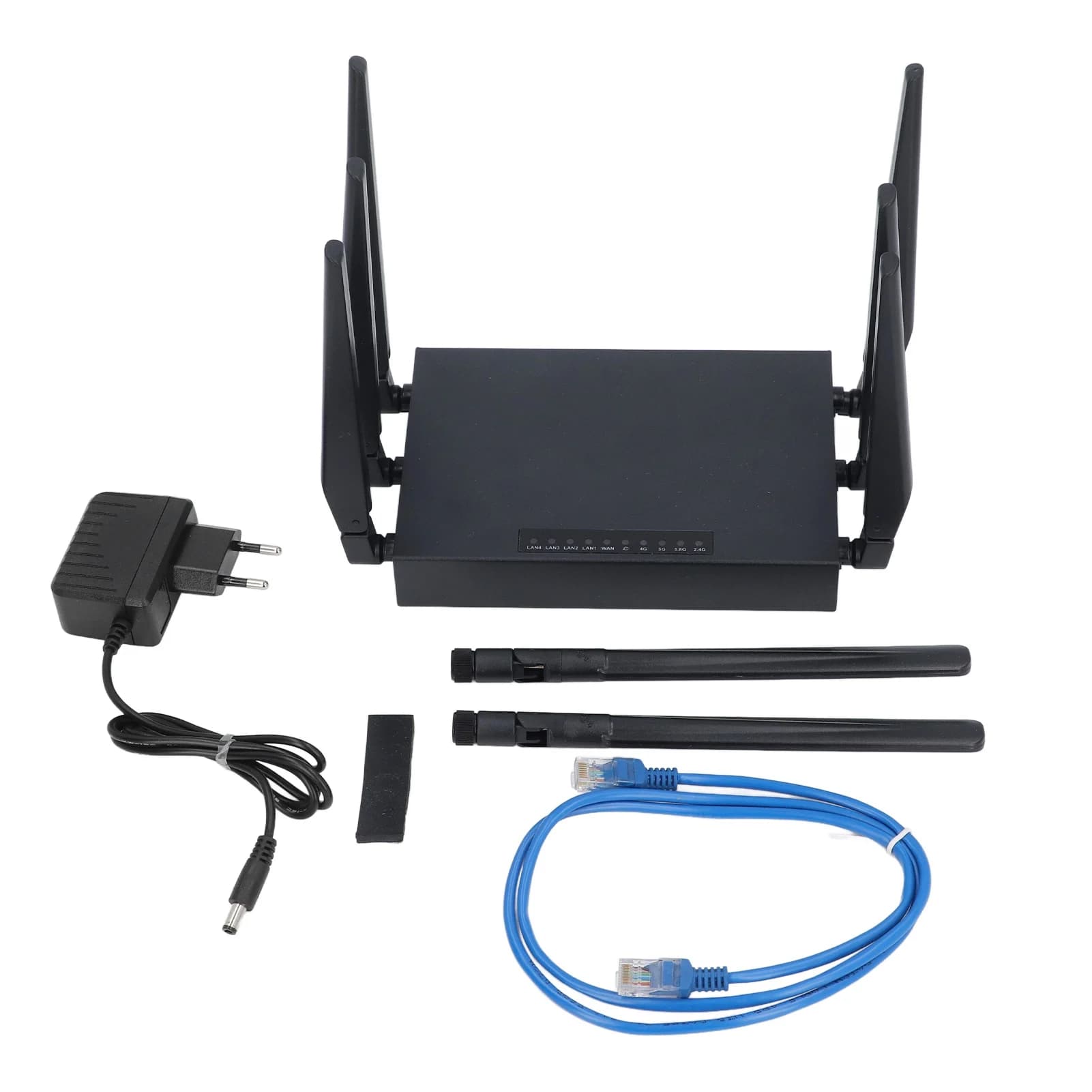Router CPE 5G con slot per scheda SIM Dual Band WiFi6 Router WiFi 5G di rete Gigabit Ethernet 1000Mbps con 8 antenne per Asia