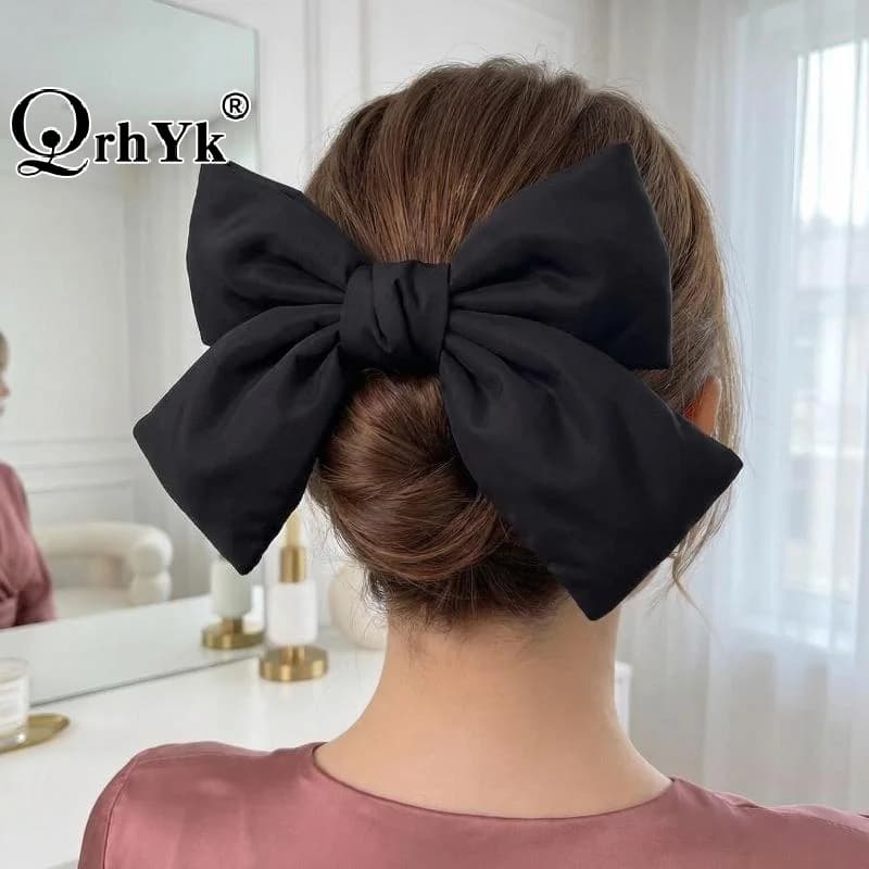 Fermaglio per capelli 3D imbottito con fiocco grande per capelli spessi, comodo e resistente per tutto il giorno, ideale per la scuola e l'uso quotidiano.