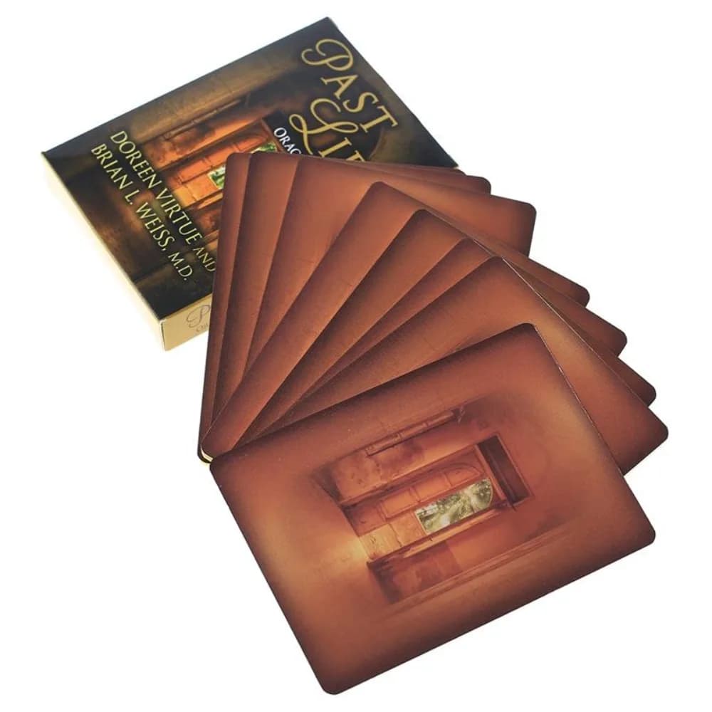 Past Life Oracle Cards: un mazzo da 44 carte e una guida di carte Gioco di carte dei tarocchi della famiglia per un gioco divertente al coperto