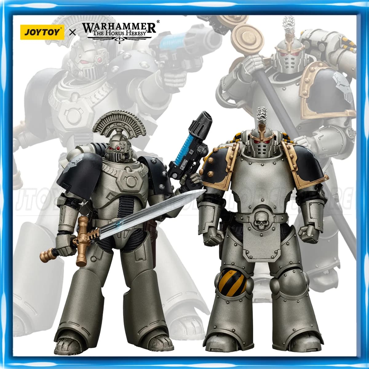 [Preordine] JOYTOY Warhammer40K 1/18 Action Figure Iron Warriors MKVI Tactical Command Squad Chosen Figures Giocattoli