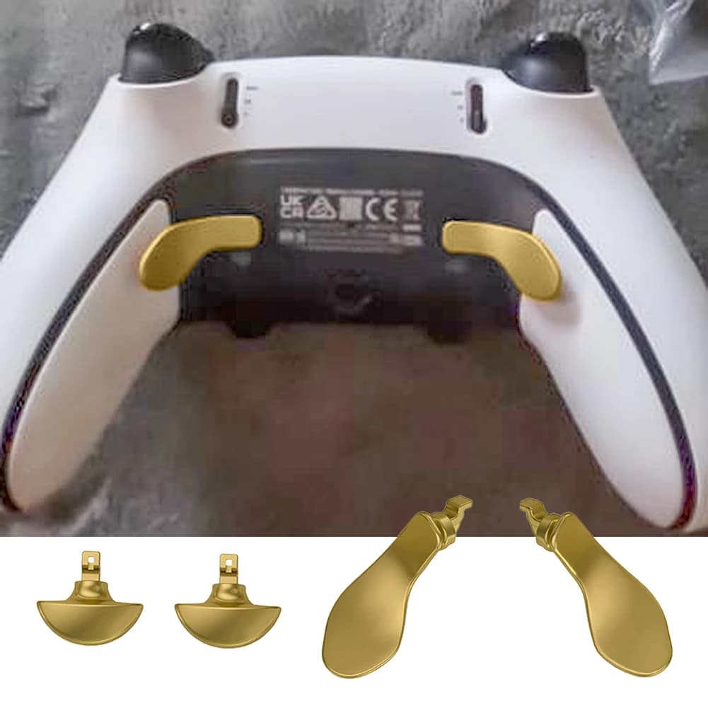 4 pz/set Maniglia Chiave Posteriore In Metallo Resistente All'usura Maniglia di Gioco Linguetta Anti-corrosione Accessori di Ricambio per PS5 Elite Controller