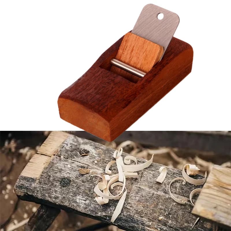 Mini Pialla Manuale in Legno, Pratica e Compatta, Utensile per Falegnameria Fai-da-Te, Pialla Manuale per Progetti di Lavorazione del Legno