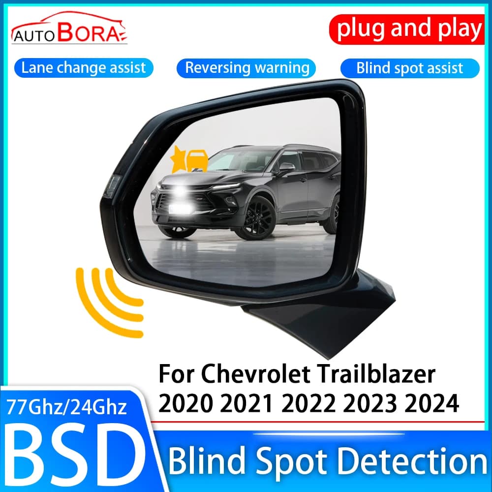 ZhuCamX Sistema di rilevamento punto cieco per auto BSD BSA BSM Sensore di monitoraggio dello specchietto retrovisore per Chevrolet Trailblazer 2020 ~ 2024