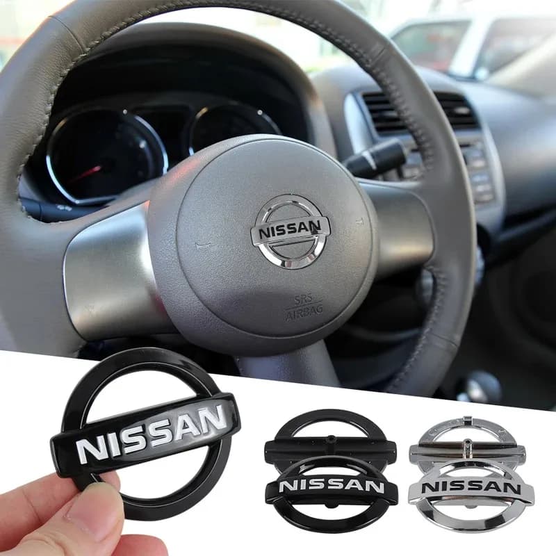 1pz/2pz Adhesive Covers Logo Auto Flyer ABS Accessories for Nissan Qashqai Note Juke Sentra Patrol Navara Micra