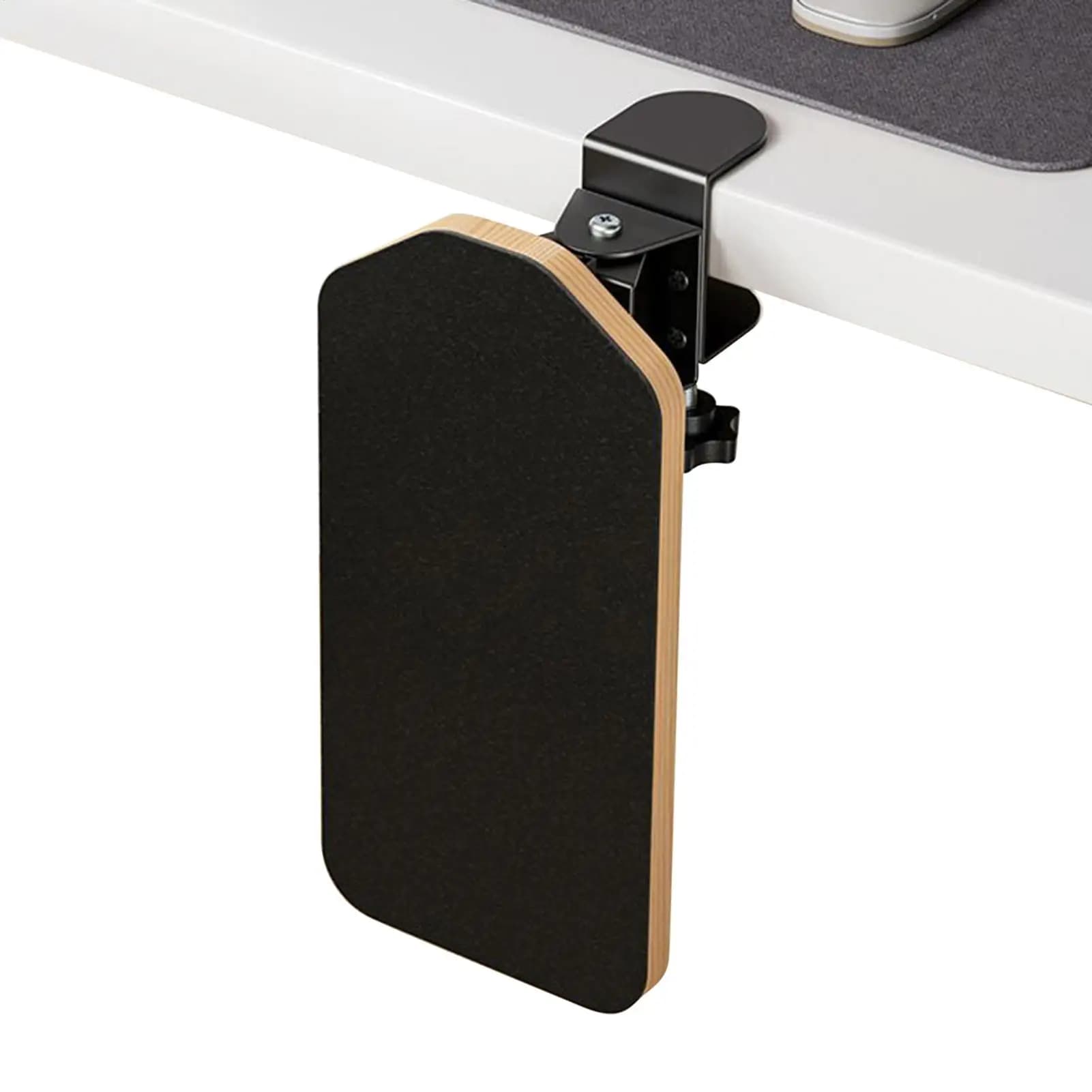 Supporto per bracciolo da scrivania per computer Supporto per poggiapolsi pieghevole da 90 gradi per prolunga per bracciolo per tastiera Supporto per mouse rotante