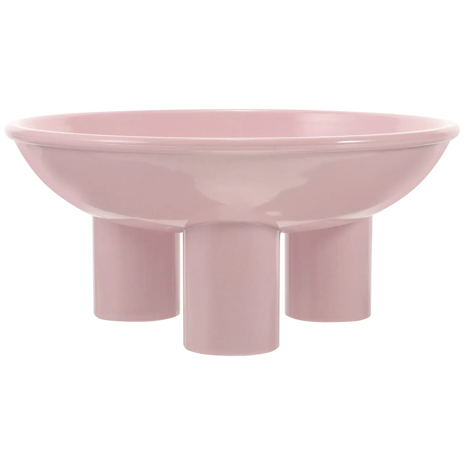 Reusable Plastic Elevated Cat Bowl Raised Pet Food Bowl Stable Nonslip Base Comfortable Feeding for Cats Puppies Indoor Use