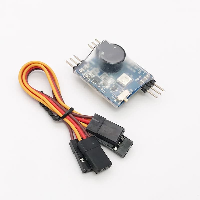 1PCS Wireless Alarm Tracking Buzzer 5-8V con luce a LED per elicottero RC FPV Racing Drone Quadcopter Part