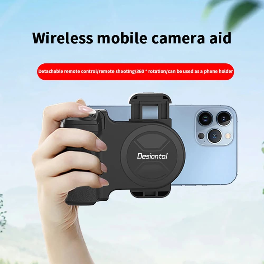 Smartphone Handheld Selfie Booster Hand grip Bluetooth Remote Control Phone Shutter For iPhone For Android Videomaker Phone Stan