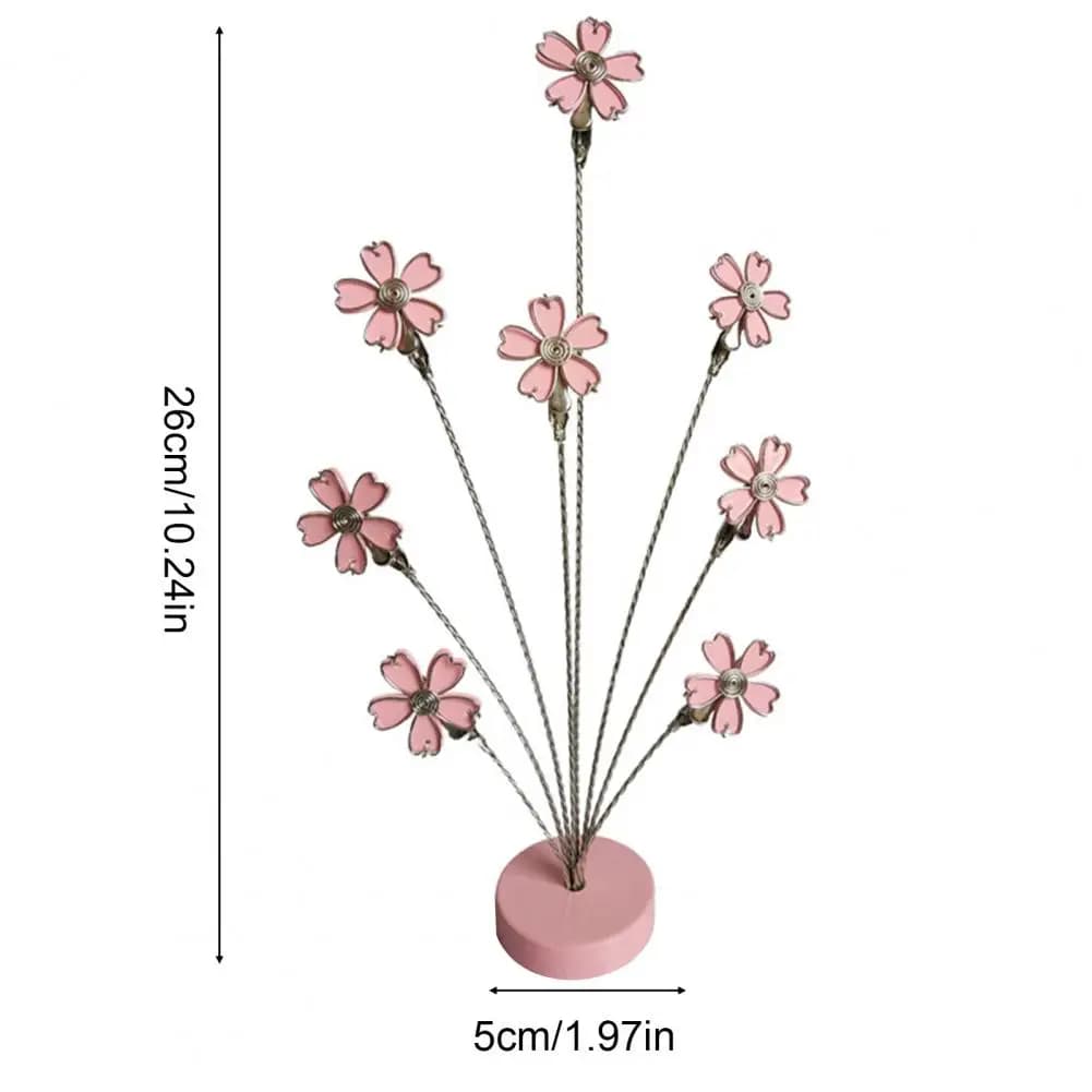 Photo frame holder for photo tree with cherry blossoms with clip Support for frame for 8 branches for desk Office Memo Card Note for wedding photo