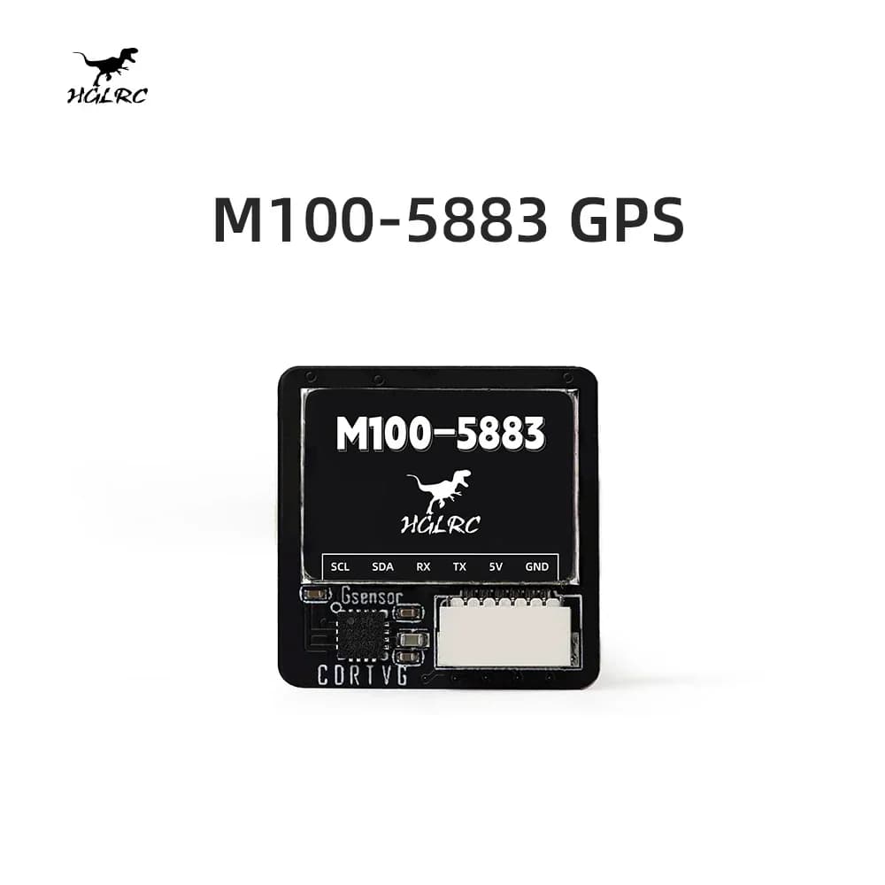 Modulo GPS HGLRC M100-5883 M10 con bussola Antenna ceramica Indicatori LED integrati