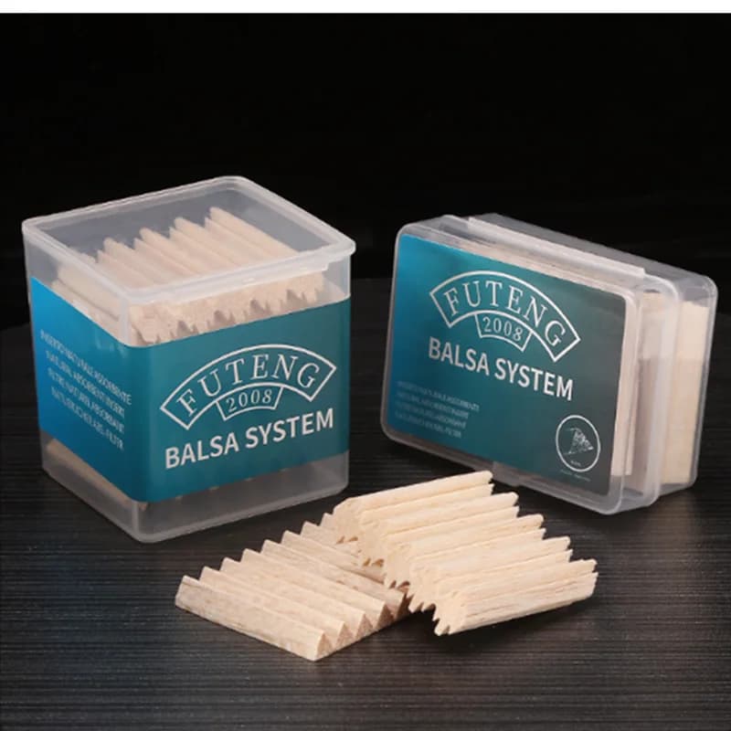 Elemento filtrante per tubi di tabacco 3/6/9mm elemento filtrante per tubi accessori per la pulizia strumento Balsa strumento per fumatori in legno leggero