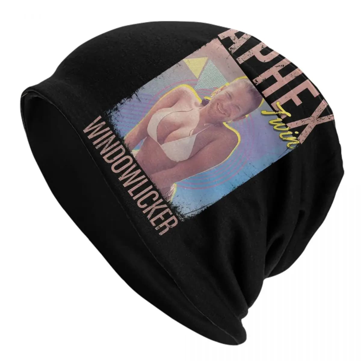 Unisex Bonnet Winter Warm Knit Hat Men Women Aphex Twin Electronic Music Cool Beanies Caps Adult Beanie Hats Outdoor Ski Cap