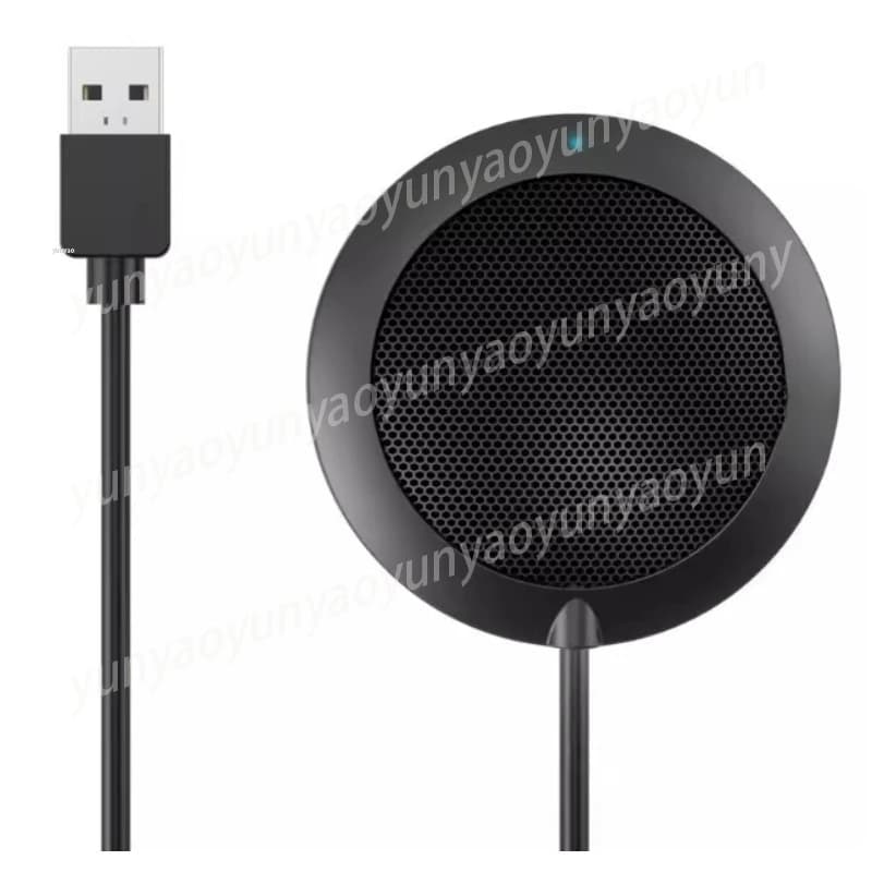 Microfono USB Omnidirezionale a 360°, per Chiamate in Conferenza su Laptop, Microfono per Chat Vocale e Gaming