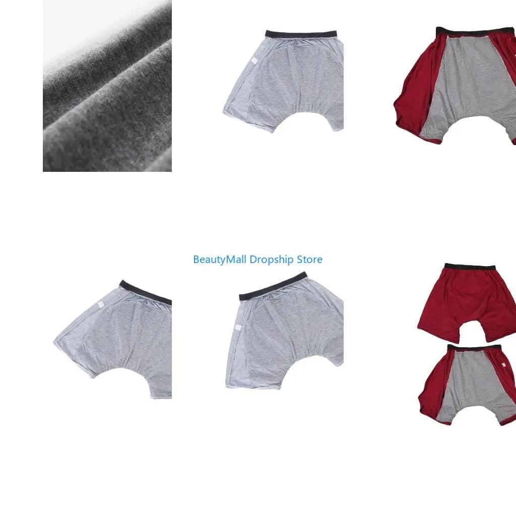 40JD Leak Proof Washable Reusable Cotton Brief,Mild Bladder Leakage Underwear Men's Incontinence Underwear Gifts
