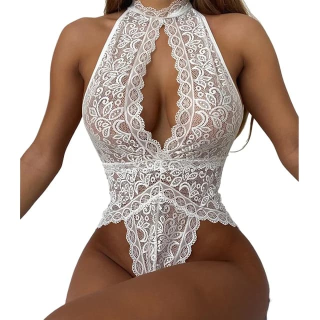 Lingerie Sexy Donna, Babydoll in Pizzo, Camicia da Notte, Intimo Erotico, Lenceria Sexy, Costumi, Abbigliamento da Club, Abbigliamento Esotico