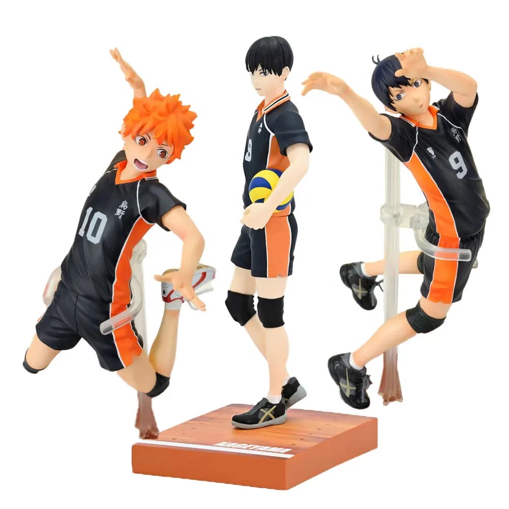 26 CENTIMETRI Anime Haikyu Figura Hinata Shoyo Tobio Kageyama Vari Bello Poses Anime Modello Giocattoli Regalo Collezione di Bambole Decorazione