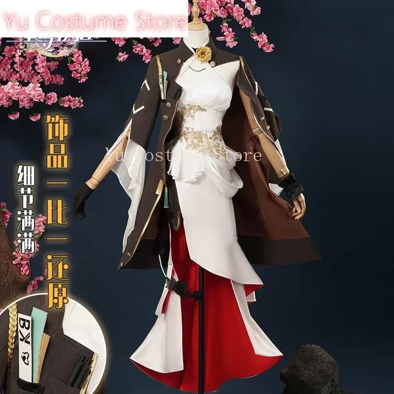 Anime Honkai: Star Rail Himeko Gioco Vestito Costume Cosplay Elegante Bello Cos Vestito Halloween Carnevale Festa Outfit Abbigliamento