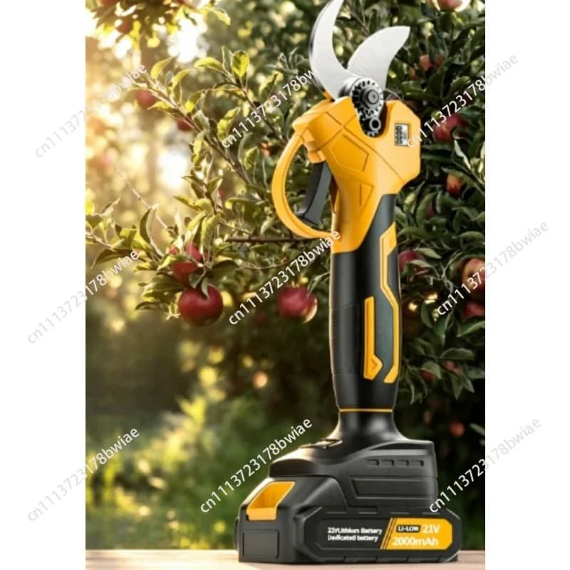 New brushless lithium battery pruning shears-digital display electric pruner-professional pruning tool for garden and fruit tree