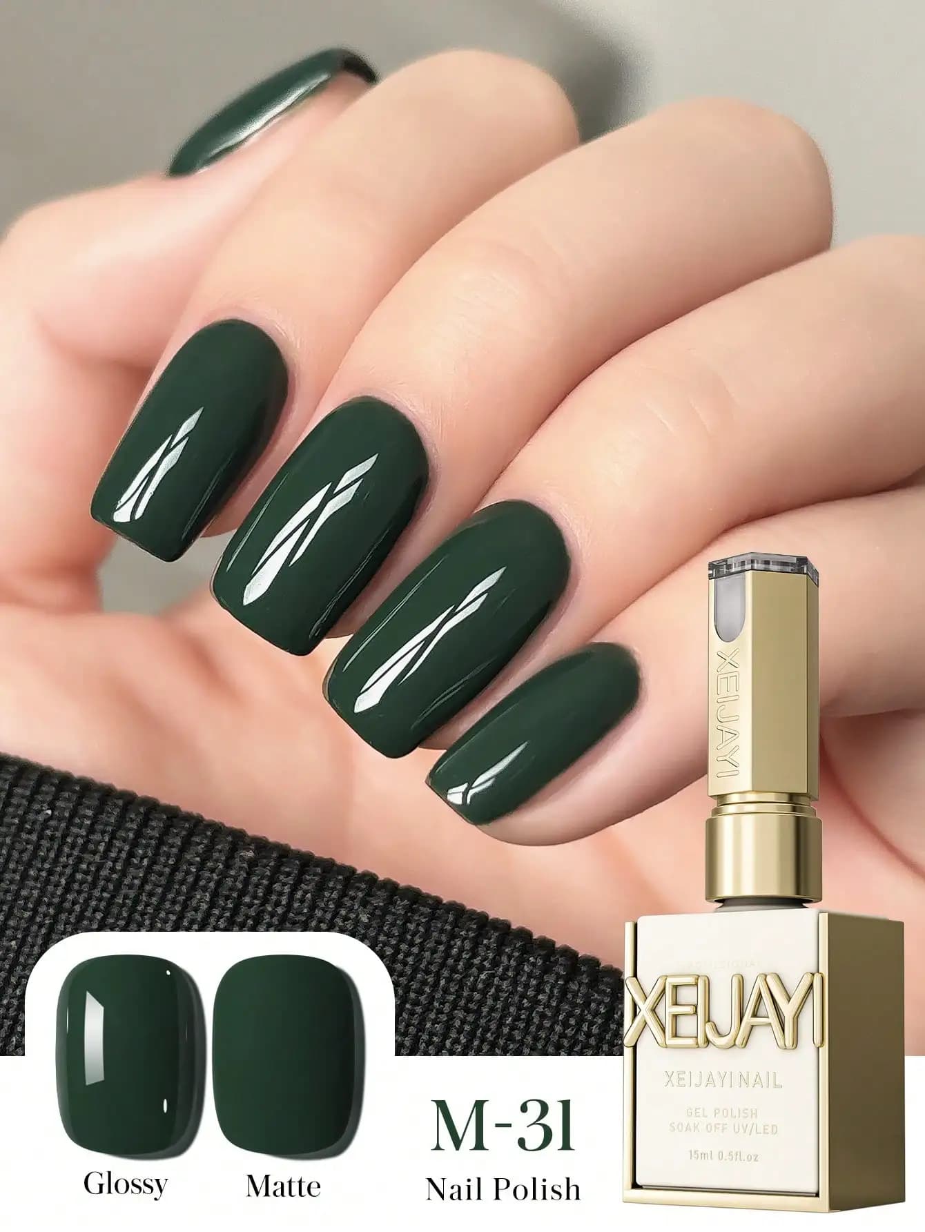 2025 nuovo autunno e inverno verde militare colore puro versatile bianco salone di bellezza di lunga durata adatto per smalto fai da te