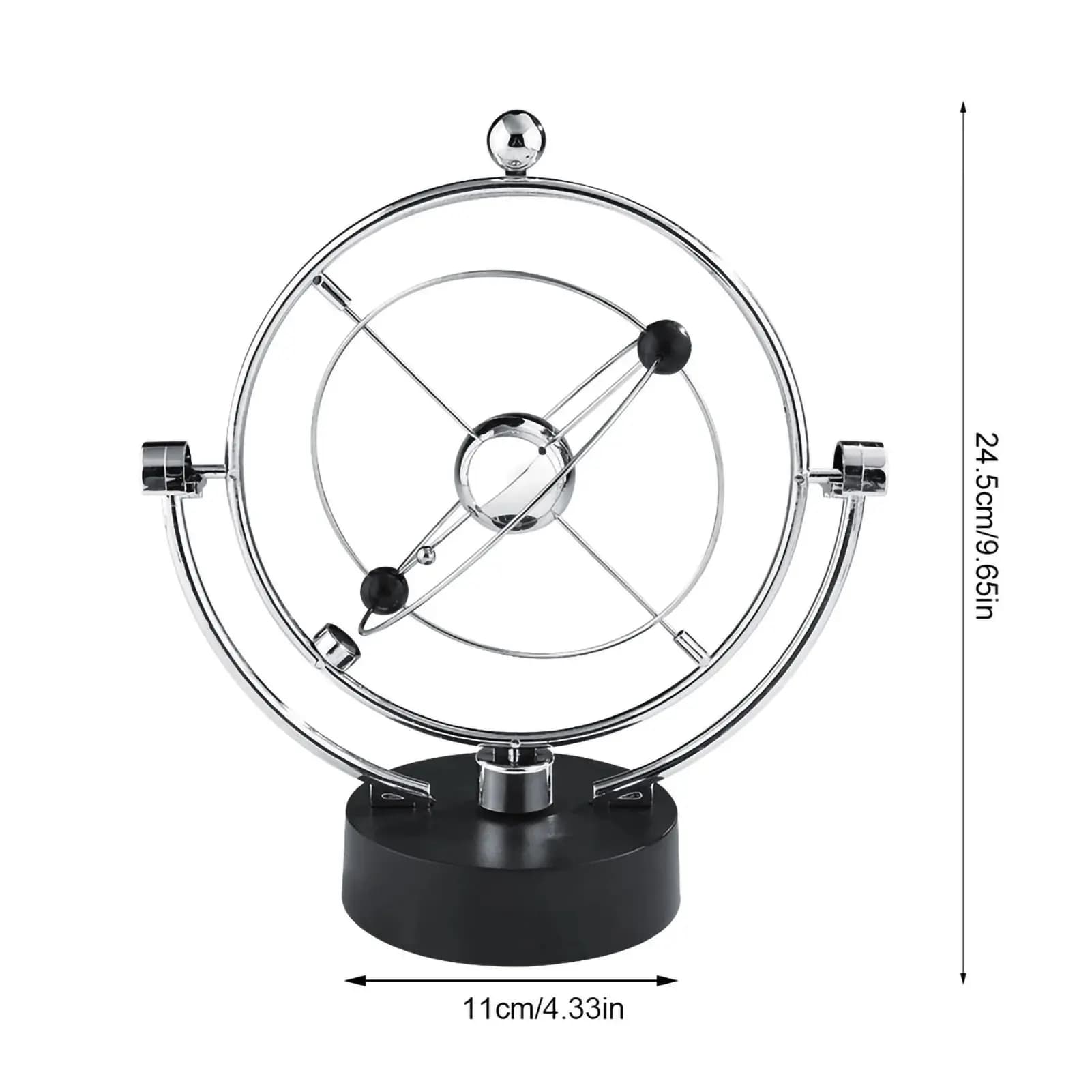 Orologio a Movimento Perpetuo Celeste, Ornamenti Decorativi per Casa e Ufficio, Regalo, Giocattolo Antistress a Pendolo di Newton, Decorazione