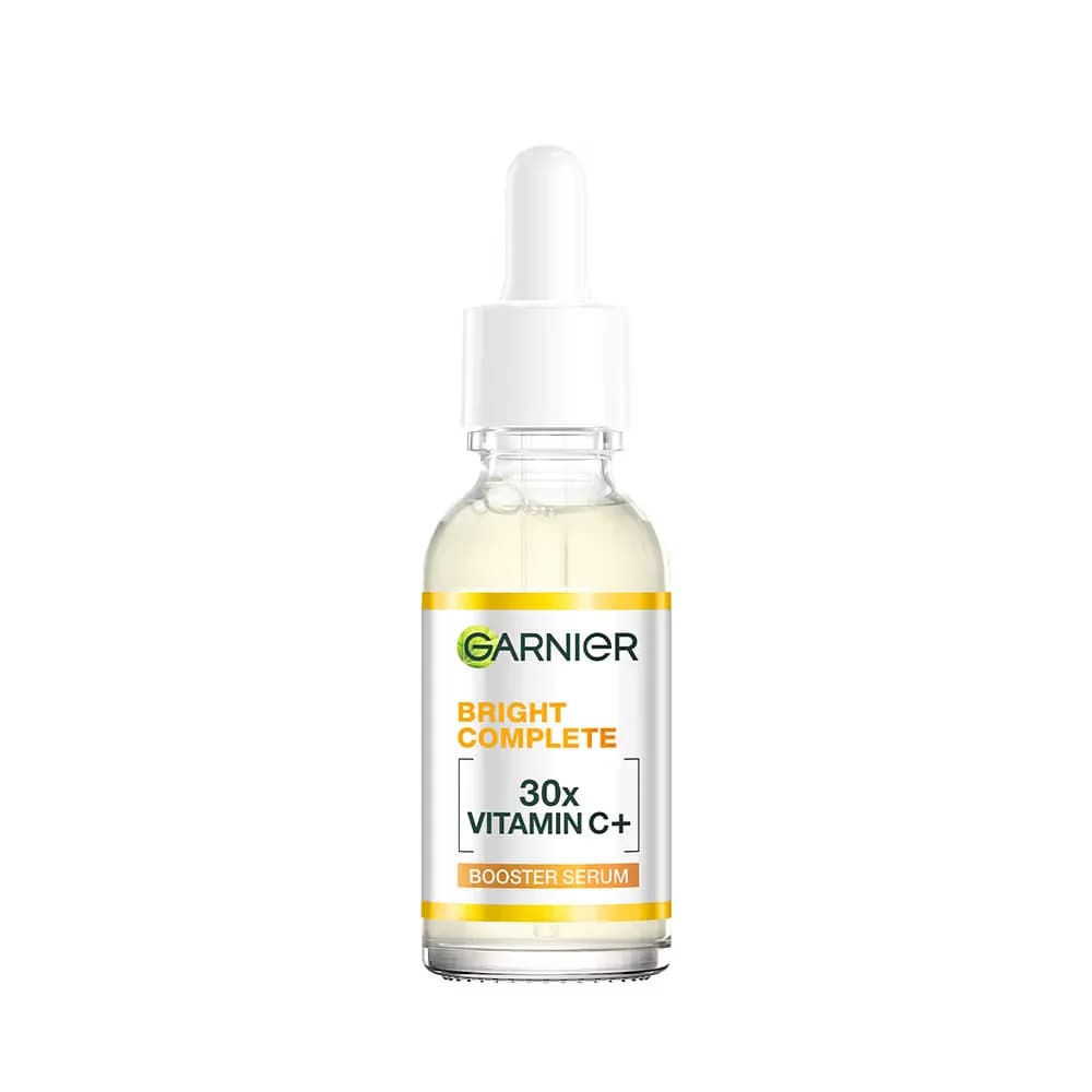 Garnier Bright Complete Vitamin C Booster Face Serum 30ml Facial Essence With 377 For Skin Radiance Even Texture Daily Care