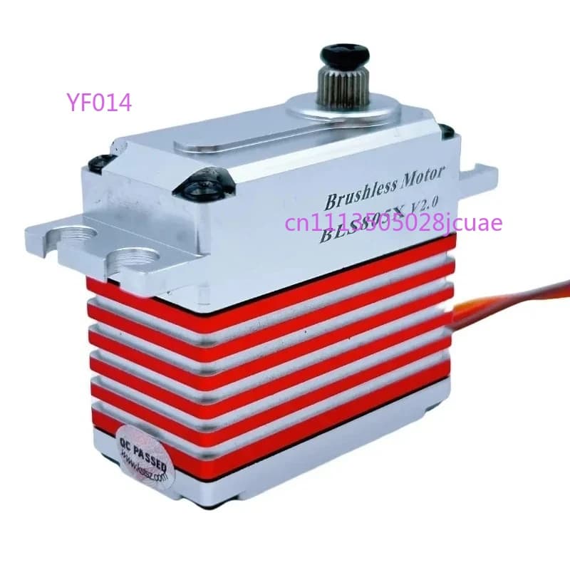 Servocomando Brushless HV ad Alta Tensione 7.5kgf.cm 0.039s, Servo di Alta Precisione con Ingranaggi Interamente in Metallo per Elicotteri RC 550-700