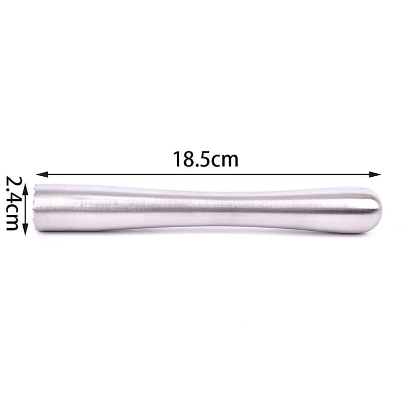 Bastoncino per Mescolare Vino in Acciaio Inox, Shaker per Cocktail con Martello Frullatore, Strumento per Frullare Frutta e Ghiaccio