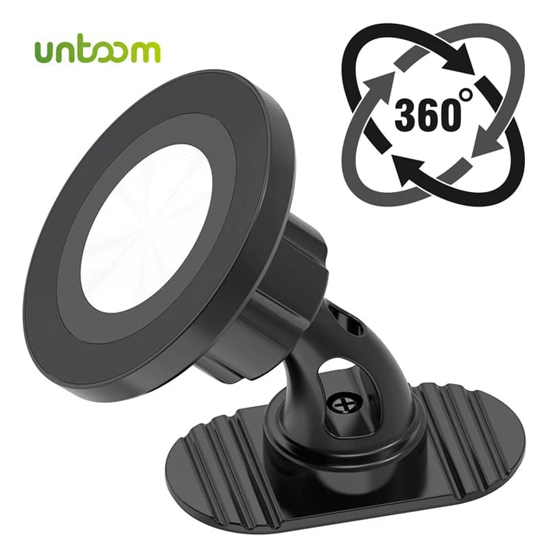 Untoom supporto magnetico per auto per MagSafe colla adesiva aggiornata cruscotto magnete per auto supporto per cellulare per iPhone Xiaomi Samsung