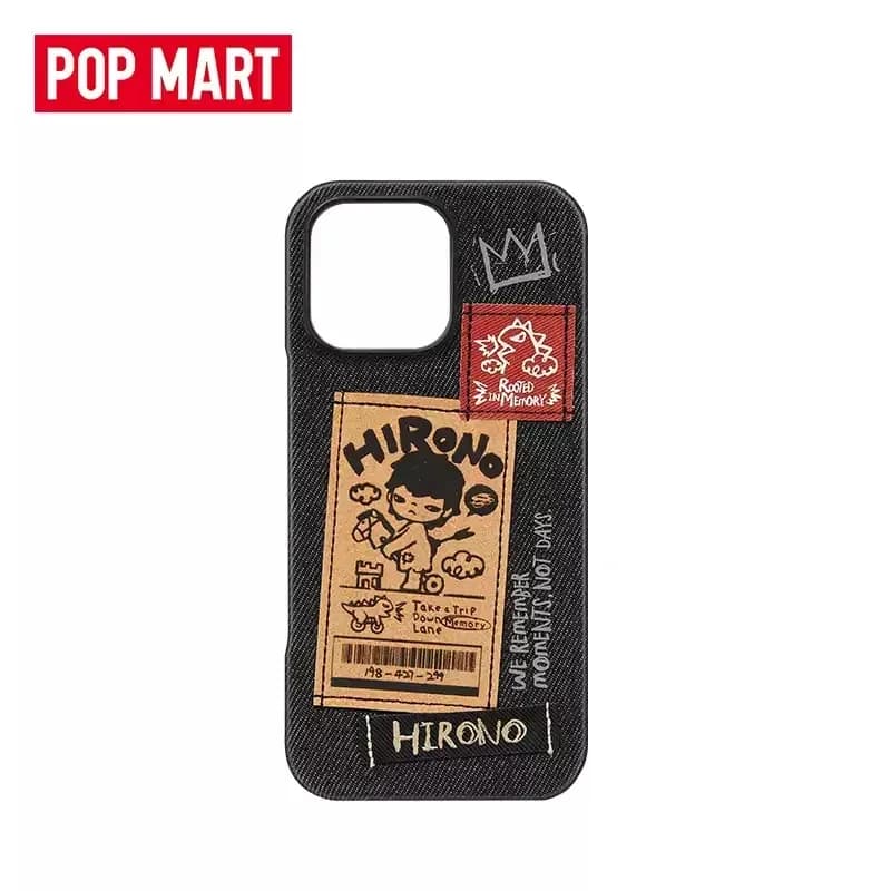 POPMART Hirono Echo Series Custodia per cellulare iPhone Toys Doll Cute Anime Figure Ornamenti per il desktop Collezione regalo