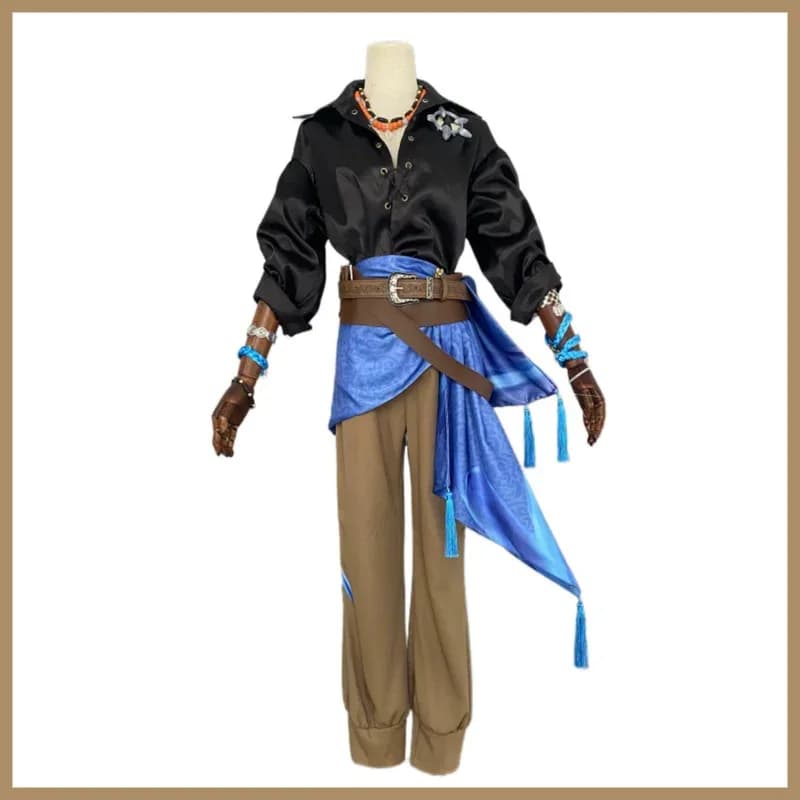 Game Identity V Frederick Kreiburg Costume Cosplay Clear Rationality Uniforme Camicia Accessori Parrucca Uomo Carnevale di Halloween Suitx;