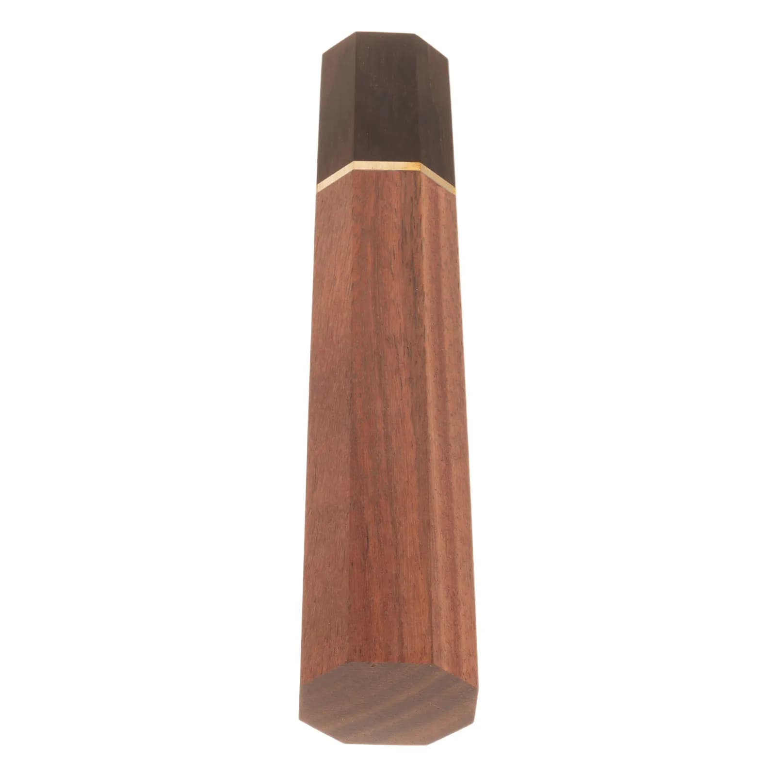 Manico Ottagonale in Legno Marrone per Coltelli Giapponesi - Ricambio per Coltelli da Chef, Santoku, Nakiri, Gyuto e Coltelli da Sushi