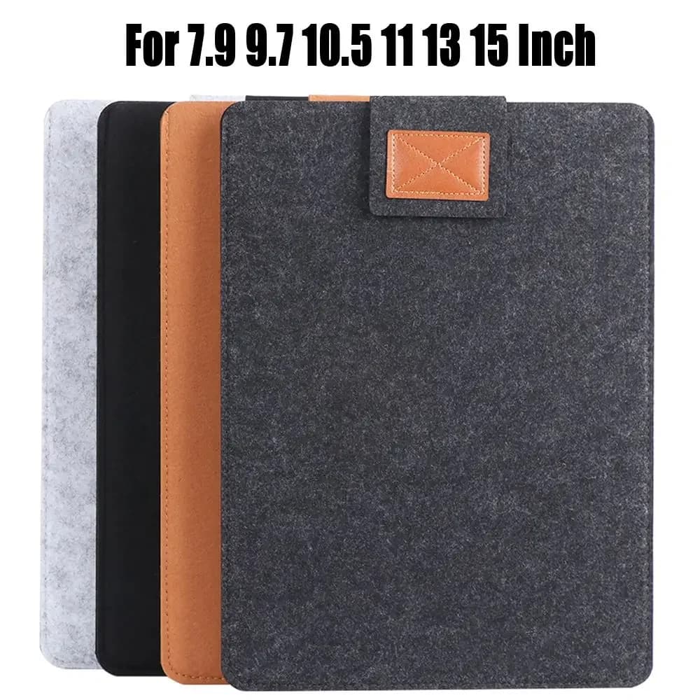 Borsa protettiva in feltro antigraffio Borsa per laptop Custodia protettiva per tablet Custodia leggera per 11 13 15 pollici iPad Pro Kindle MacBook