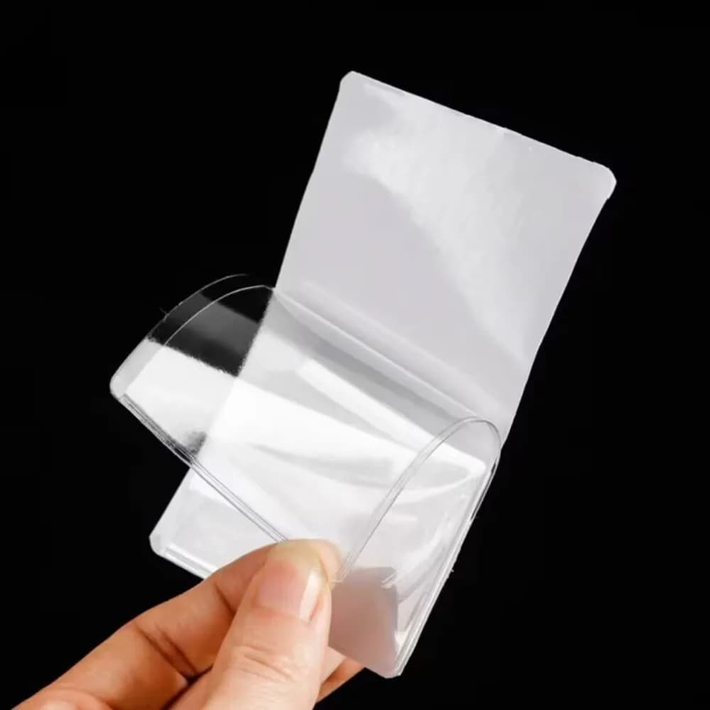 Custodia adesiva in vinile, buste in PVC con etichetta A6, buste autoadesive per cartelli, buste per biglietti, etichette per cartoline dei prezzi in plastica, tasche per targhette