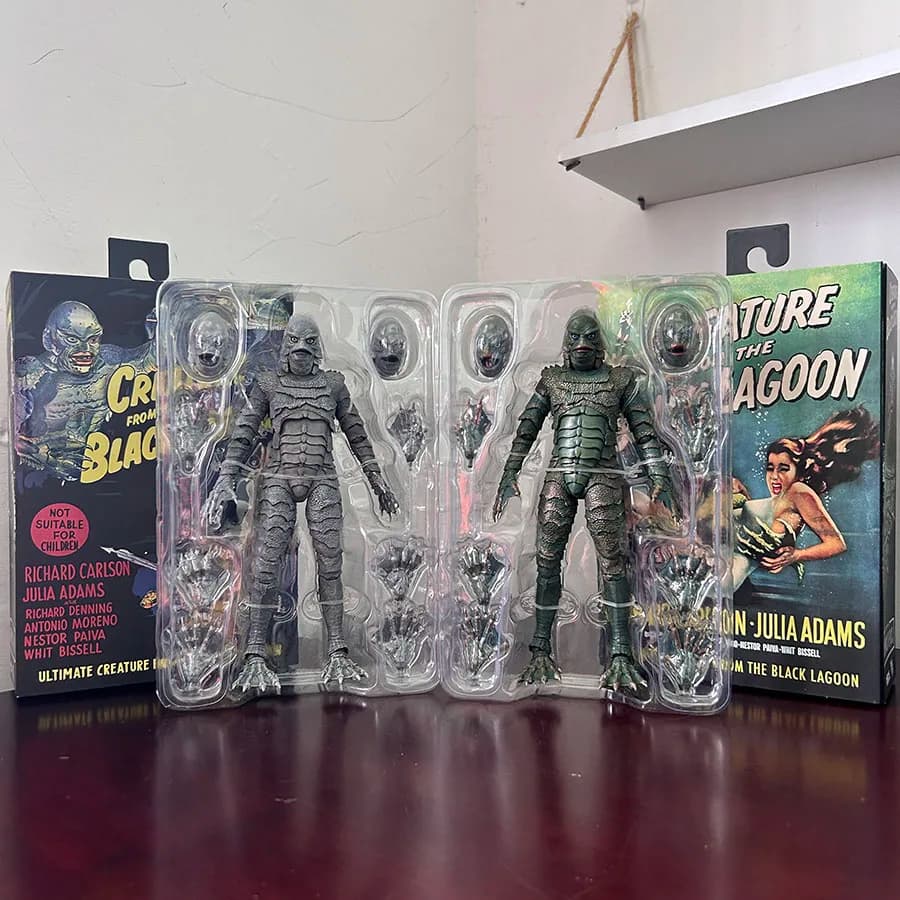 Original NECA Creature dalla Black laguna Action Figure Horror Film Model Toys Collection giocattoli mobili Model Room Decoration