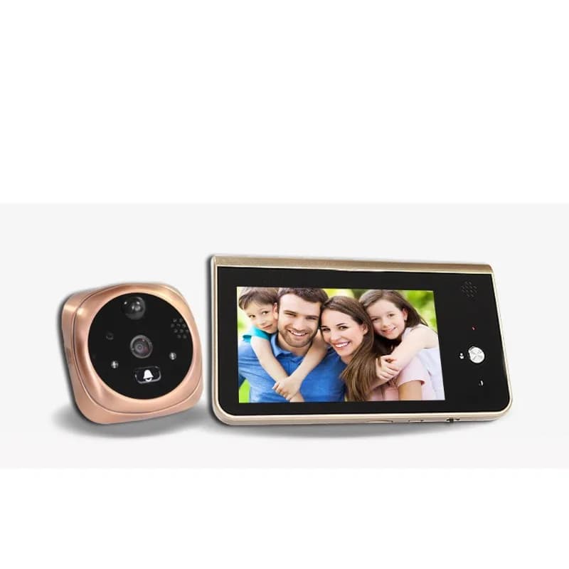 Smart Cat Eye Visual Door Lock, Fingerprint Lock Matching, Electronic Lock Body Lock Cylinder