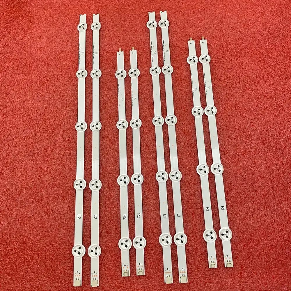 Striscia di retroilluminazione a LED per TOSHIBA 42L6453DB 42PFH5209 42PFT6309 6916L-1455A 1456A 1457A 1458A 1588A 1589A 1590A
