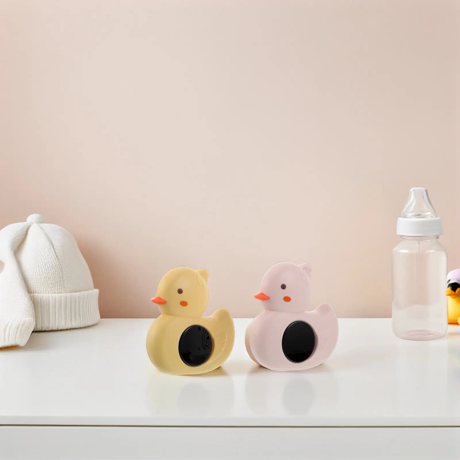 2Pcs Baby Bath Thermometer Floating Duck Water Temperature Monitor Accurate Gauge for Infant Newborn Bath Tub Safety