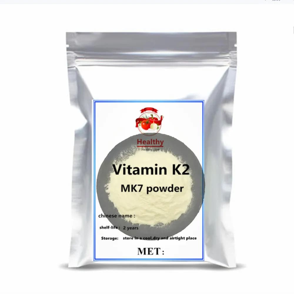 Vitamina K2 MK7 (50g-1kg) - Integratore ad Alta Purezza per Schiarire la Pelle e Ridurre le Lentiggini Direttamente dalla Fabbrica. Riutilizzabile