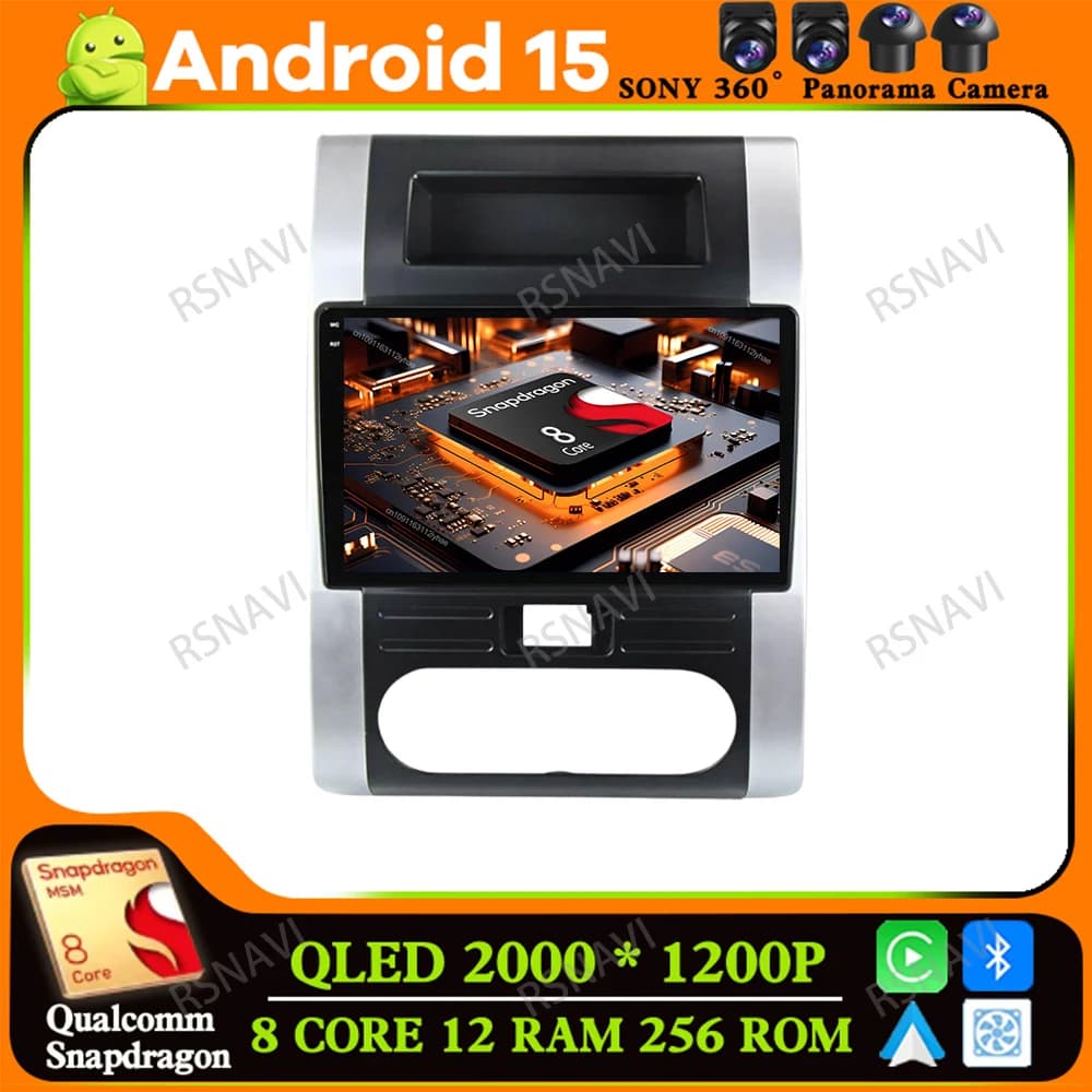 Android 15 Autoradio For Nissan X Trail T31 2007-2013 Qashqai High Pressure Washer Phone Support Interior Car Accessories Jdm