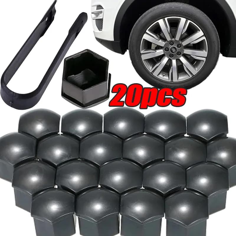 20pcs wheel tire plugs for car wheel protection cover 17mm 19mm 21mm accessories for car hub decoration caps
