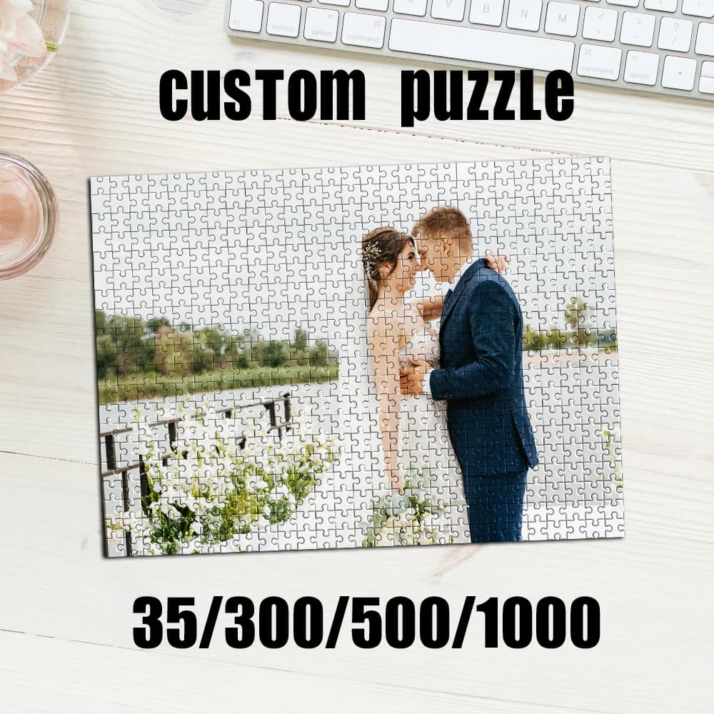 35/300/500/1000pcs Personalized Custom Photo Puzzle Pet photo Customized Puzzle Can Become A Unique Gift For Family And Friends
