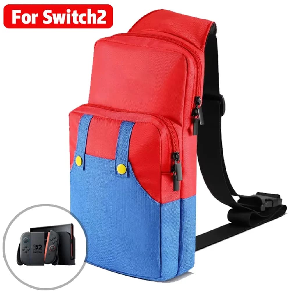 Nuova borsa da viaggio carina per accessori console Switch2 2025 Borsa Switch2 Zaino impermeabile Borsa a tracolla con tracolla